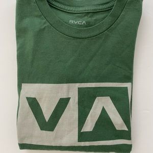 RVCA Tillys Green Boy Tee T Shirt Short Sleeve Boys Size Medium